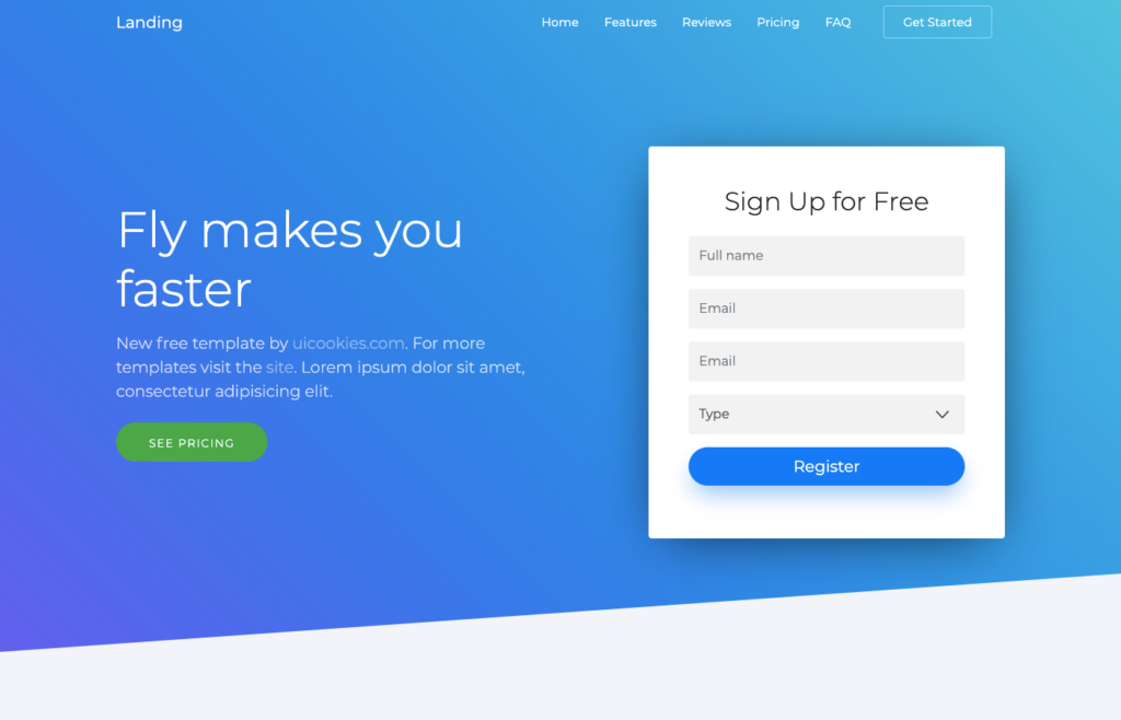 Top Free Html Landing Page Templates 2020 Bootstrapdash