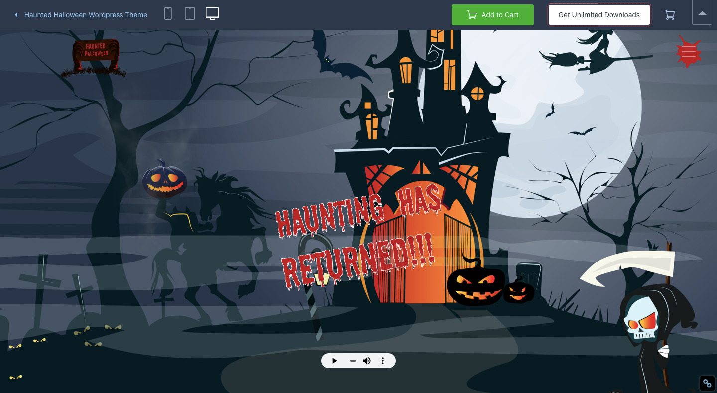 Best Halloween Website Templates and Themes BootstrapDash